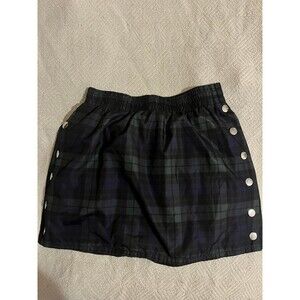 Plaid Breakaway Fleece Lined Skirt